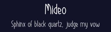 Mideo by Forberas Club — Script Handwritten Font — thumbnail 2
