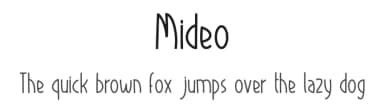 Mideo by Forberas Club — Script Handwritten Font — thumbnail 1