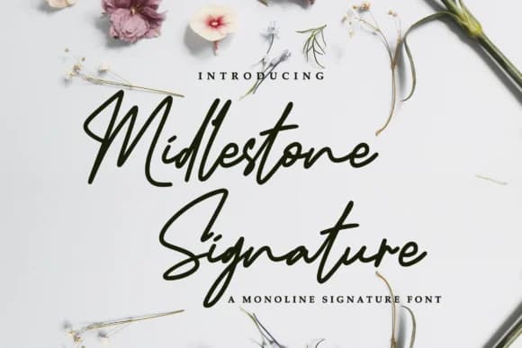 Midlestone Font by R. Studio — Script Handwritten Font