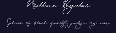 Midline Regular by Calligraphy Fonts — Script Handwritten Font — thumbnail 2