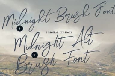Midnight Font by JumboDesign — Script Handwritten Font — thumbnail 3