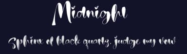 Midnight by Scratchones — Script Handwritten Font — thumbnail 2