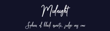 Midnight by BBA Key — Script Handwritten Font — thumbnail 2