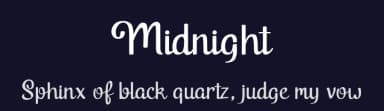 Midnight by Letter Jos — Script Handwritten Font — thumbnail 2