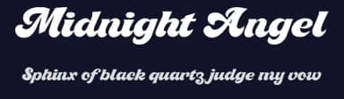 Midnight Angel by BlackFridayFont FMF — Script Handwritten Font — thumbnail 2
