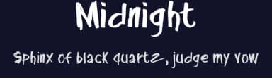 Midnight by Cloutierfontes — Script Handwritten Font — thumbnail 2