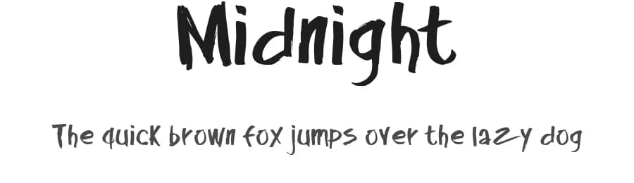 Midnight by Cloutierfontes — Script Handwritten Font