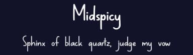 Midspicy by Allouse Studio — Script Handwritten Font — thumbnail 2