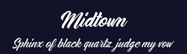 Midtown by Lettersiro Studio — Script Handwritten Font — thumbnail 2