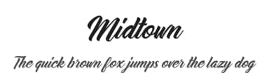 Midtown by Lettersiro Studio — Script Handwritten Font — thumbnail 1