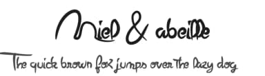 Miel & abeille by Maelle.K | Thomas Boucherie — Script Handwritten Font — thumbnail 1