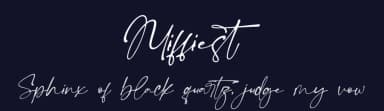 Miffiest by Fridaytype — Script Handwritten Font — thumbnail 2