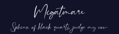 Migatmare by Nico Muslib — Script Handwritten Font — thumbnail 2