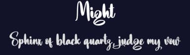 Might by Scratchones — Script Handwritten Font — thumbnail 2