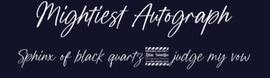 Mightiest Autograph by Din Studio — Script Handwritten Font — thumbnail 2
