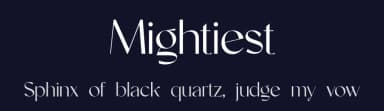 Mightiest by UI Creative — Sans Serif Font — thumbnail 2