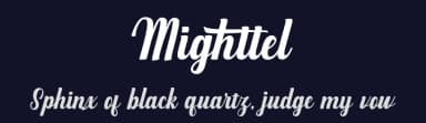 Mighttel by Pollem Studio — Script Handwritten Font — thumbnail 2
