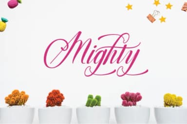Mighty Font by Rt Creative — Script Handwritten Font — thumbnail 1
