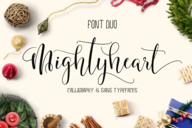 Mighty Heart Font by joelmaker — Script Handwritten Font — thumbnail 1