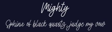 Mighty by Scratchones — Script Handwritten Font — thumbnail 2