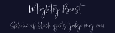 Mighty Beast by Timur Type — Script Handwritten Font — thumbnail 2