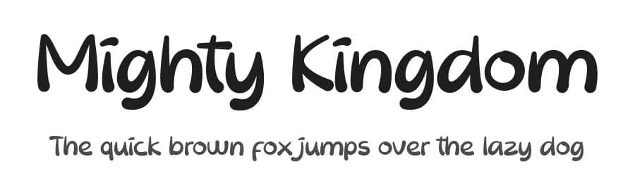 Mighty Kingdom by Alpaprana Studio — Script Handwritten Font