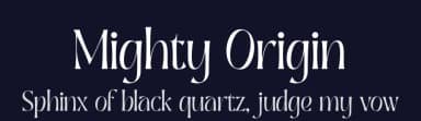 Mighty Origin by Handpik — Serif Font — thumbnail 2