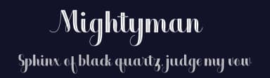 Mightyman by cropstudio — Script Handwritten Font — thumbnail 2