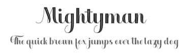 Mightyman by cropstudio — Script Handwritten Font — thumbnail 1