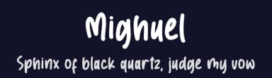 Mighuel by Perspectype Studio - Letterena.com — Script Handwritten Font — thumbnail 2
