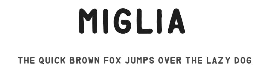 Miglia by Ketjup Mandja — Script Handwritten Font
