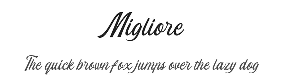 Migliore by Letterhend Studio — Script Handwritten Font