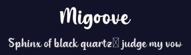 Migoove by twinletter — Script Handwritten Font — thumbnail 2