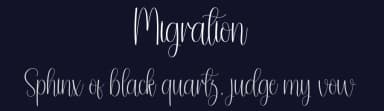 Migration by Andi Moz — Script Handwritten Font — thumbnail 2