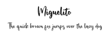 Miguelito by Balpirick Studio — Script Handwritten Font — thumbnail 1