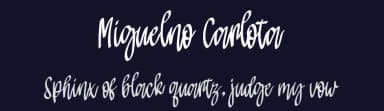 Miguelno Carlota by Creakokun Studio — Script Handwritten Font — thumbnail 2