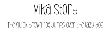 Mika Story by Typefactoryco — Script Handwritten Font — thumbnail 1