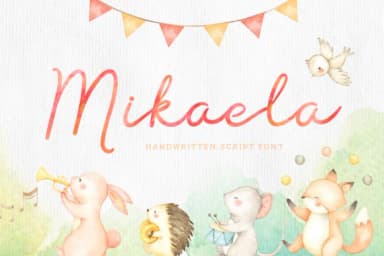 Mikaela Script Font by typefairy — Script Handwritten Font — thumbnail 1