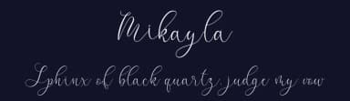 Mikayla by Chairul Art — Script Handwritten Font — thumbnail 2