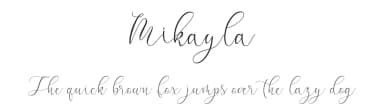 Mikayla by Chairul Art — Script Handwritten Font — thumbnail 1