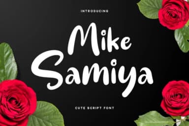 Mike Samiya Font by Grezline Studio — Script Handwritten Font — thumbnail 1