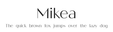 Mikea by Craft Supply Co. — Sans Serif Font — thumbnail 1