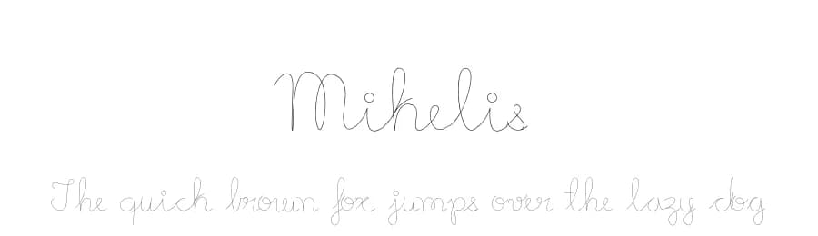 Mikelis by Danilo Miguel — Script Handwritten Font
