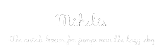 Mikelis by Danilo Miguel — Script Handwritten Font