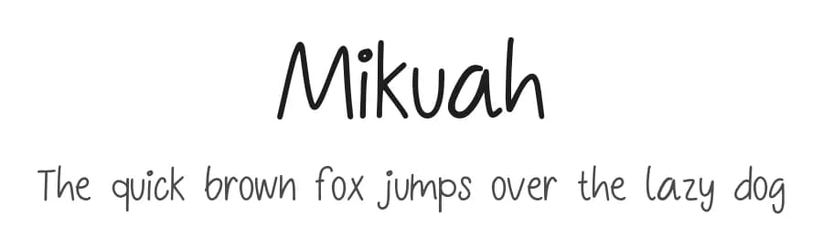Mikuah by Fontoast Studio — Script Handwritten Font — preview 1