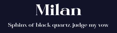 Milan by Din Studio — Serif Font — thumbnail 2