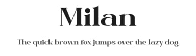 Milan by Din Studio — Serif Font — thumbnail 1