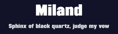 Miland by BrandSemut — Sans Serif Font — thumbnail 2