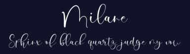 Milane by Etigletters — Script Handwritten Font — thumbnail 2