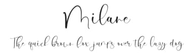 Milane by Etigletters — Script Handwritten Font — thumbnail 1